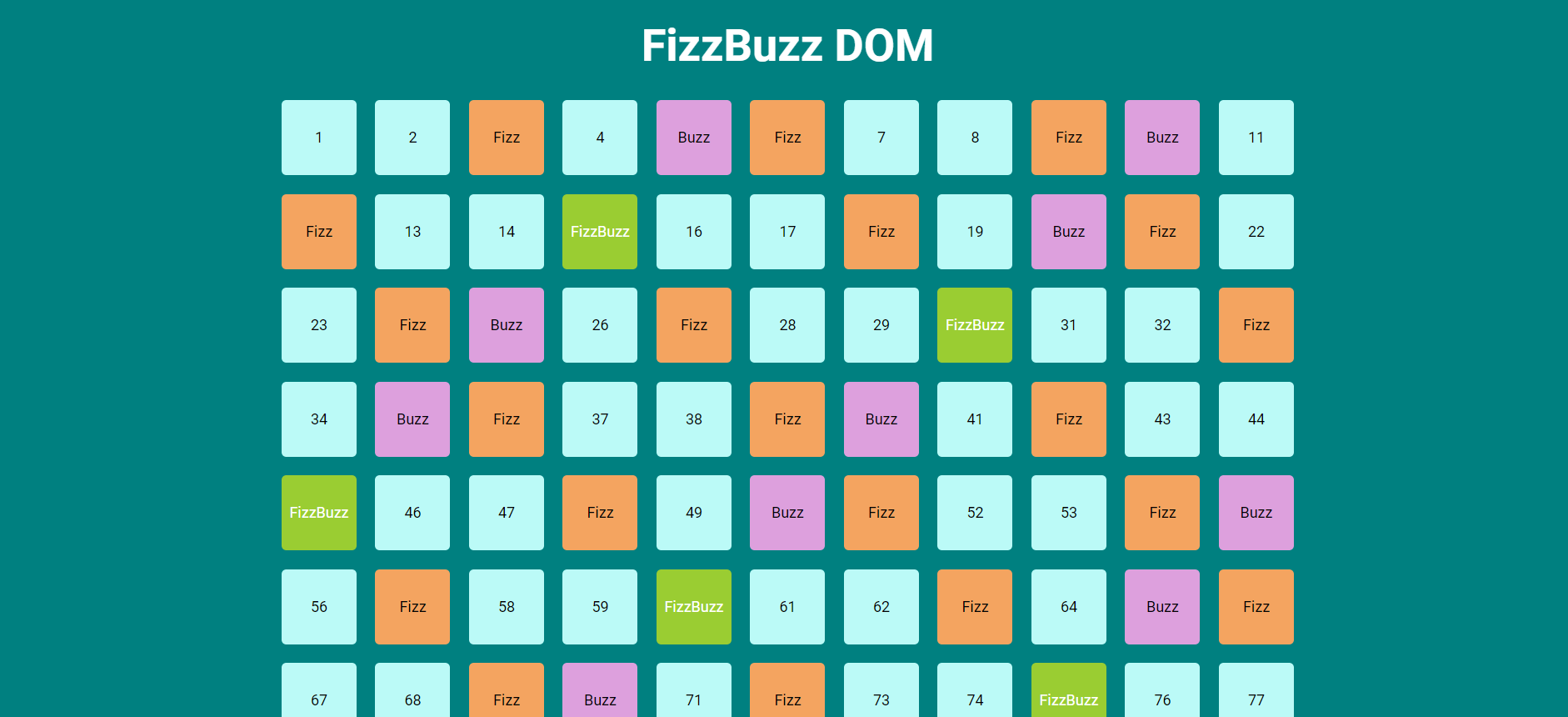 Fizz Buzz